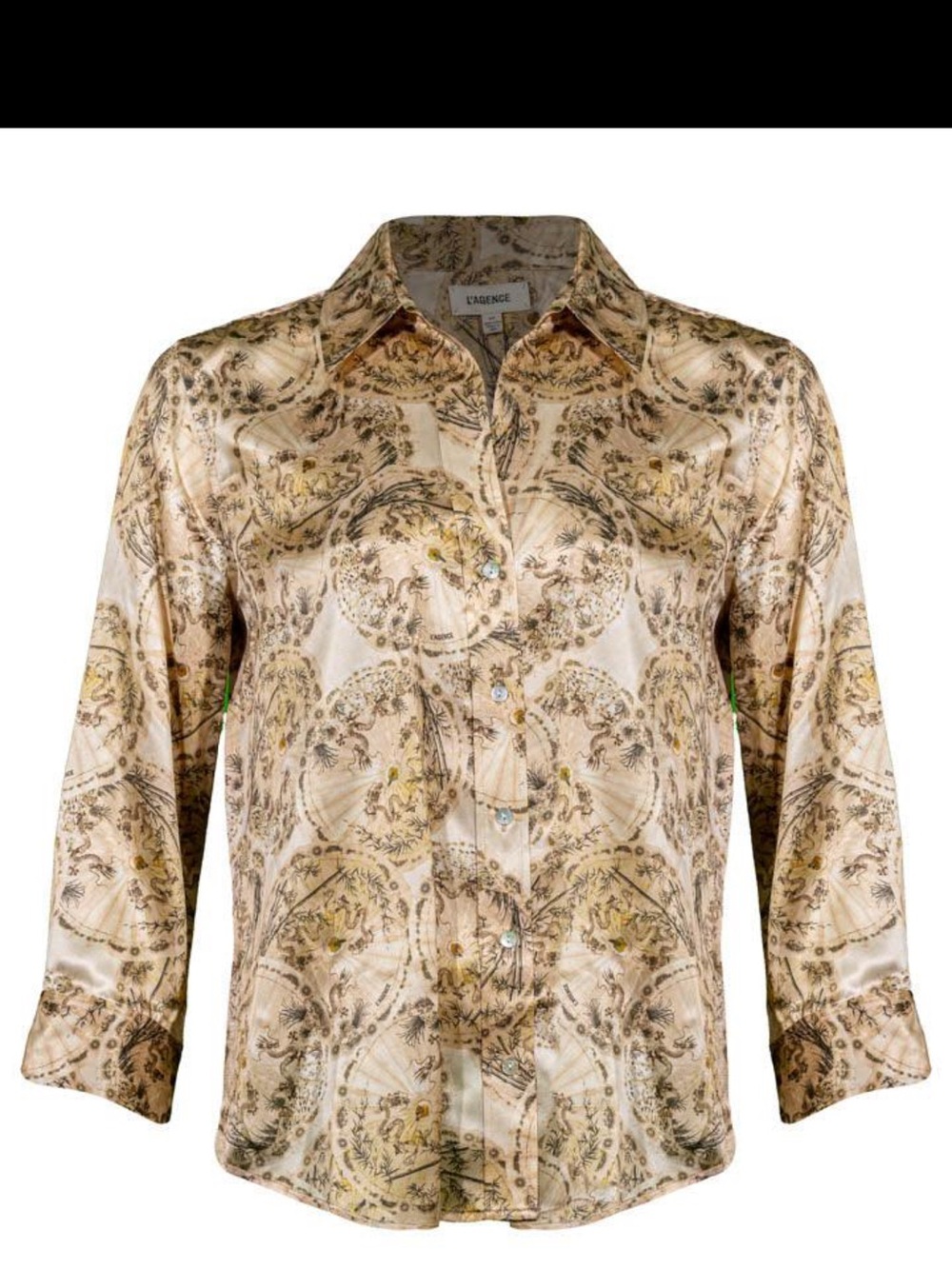 L’AGENCE Dani Silk Parasol Blouse